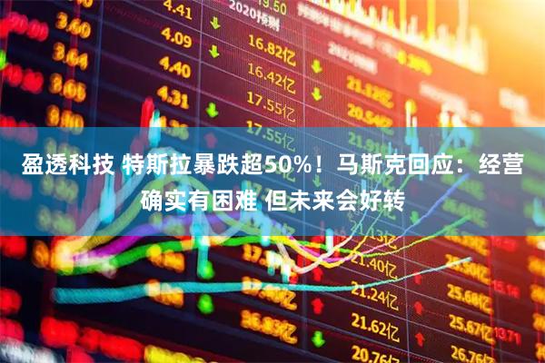 盈透科技 特斯拉暴跌超50%！马斯克回应：经营确实有困难 但未来会好转