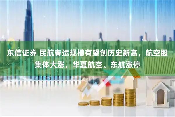 东信证券 民航春运规模有望创历史新高，航空股集体大涨，华夏航空、东航涨停